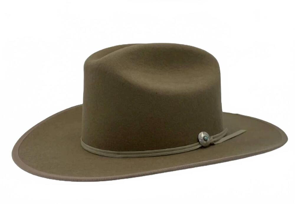 NEW HAMPUI HATS unisex cattleman hat in olive
